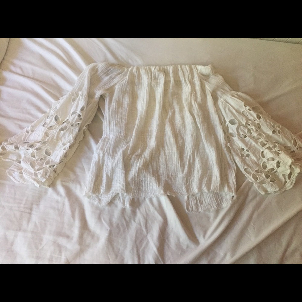 Free people off the shoulder top